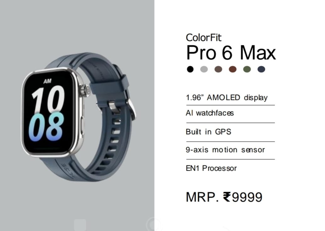 noise colorfit pro 6 max